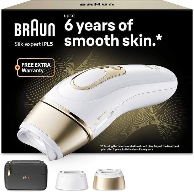 Braun Silk·expert Pro 5 PL5230 IPL con 2 cabezales y neceser